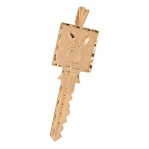 Michael Anthony 14kt Yellow Gold 1985 Playboy Mansion House Key Pendant